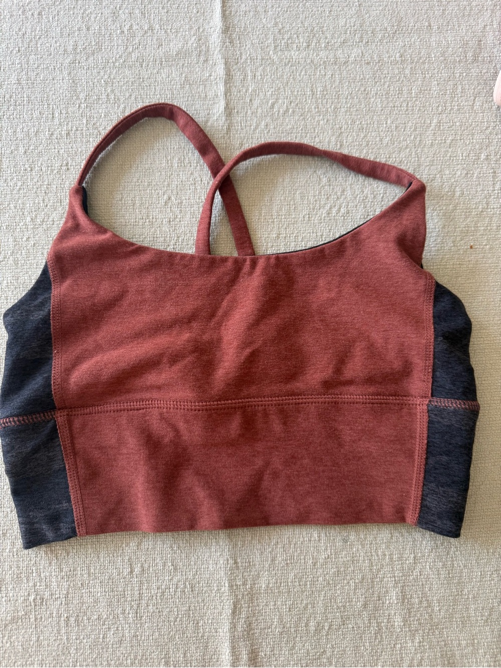 Vuori Aspire Elevation Sports Bra Cedar Charcoal Women’s Size XS